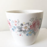 SECONDS OUTLET #3 GreenGate Stoneware Latte Cup Marie Pale Grey H 9 cm