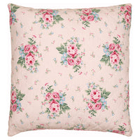 GreenGate Cotton Quilted Cushion Cover Marley Pale Pink 50 x 50 cm