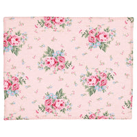 GreenGate Cotton Quilted Placemat Marley Pale Pink 35 x 45 cm