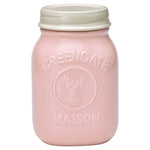 GreenGate Stoneware Jar Maison Pale Pink H 19 cm