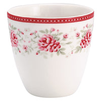 GreenGate Stoneware Mini Latte Cup Flora Vintage H 6,5 cm