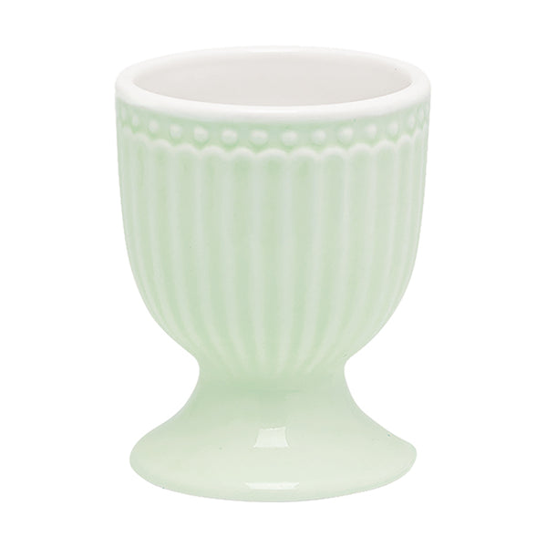 GreenGate Stoneware Egg Cup Alice Pale Green H 6.5 cm