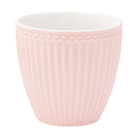 GreenGate Stoneware Latte Cup Alice Pale Pink H 9 cm