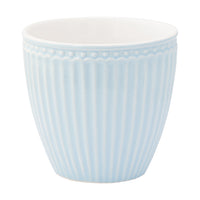 GreenGate Stoneware Latte Cup Alice Pale Blue H 9 cm