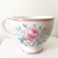 SECONDS OUTLET #4 GreenGate Stoneware Teacup Marie Grey H 9 cm